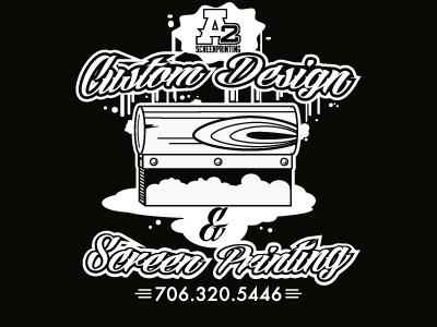 A2 Dirty Squeegee illustration logo scree print squeegee t shirt