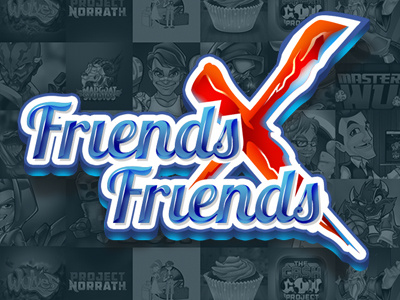 Friends x Friends Logo Design application design facebook friendsxfreinds game lanotdesign logo manila philippines