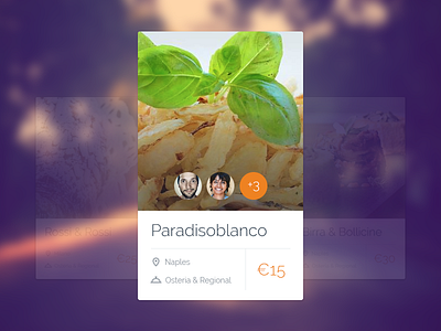Places cibando design designer flat modern photoshop psd ui user interface