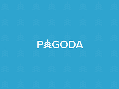 Pagoda branding design logo