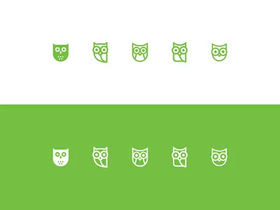 Owls animal bird branding logo mark owl simple vector