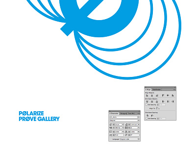 Polarize exhibition illustration logo mark polarize poster prove gallery