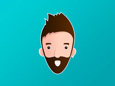 I'm back! avatar cartoon face illustration ni nicola