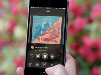 Radio Concept app radio ui