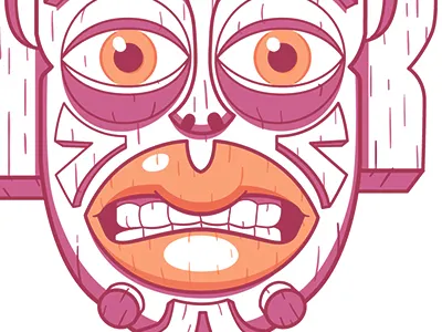 Letterpress print coming soon pt. 2 alan defibaugh tiki vector