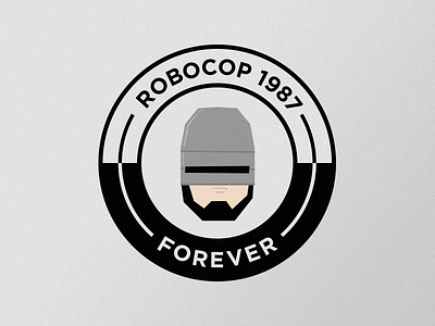 Robocop 1987 detroit illustration movie robocop vector