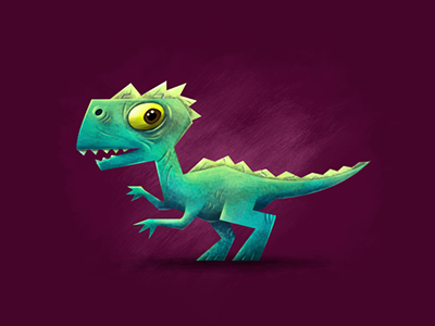 Dino cartoon character dinosaur funny illustration sketch