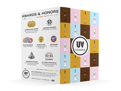 UV Confectionery Recipe Book awards book bottle confectionery flavors liquor logo recipes spirits sweet uv vodka