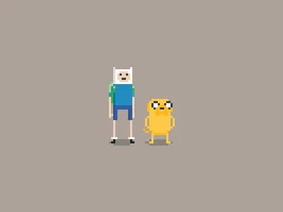 Finn And Jake adventure time cartoon finn jake pixel art tv