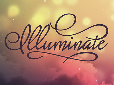 Illuminate ligatures light typography