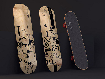 Brontë Boards | Jane Eyre charlotte bronte jane eyre juxtaposition skateboard typography