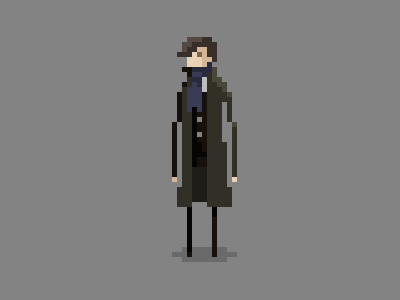 8-Bit Sherlock 8 bit animation bbc pixel art retro sherlock