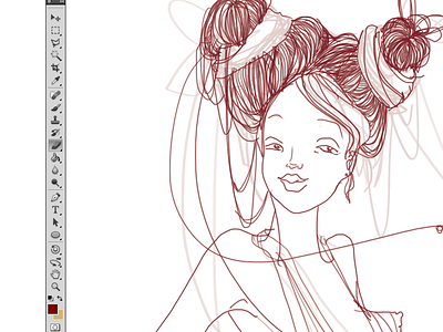 Trinquette Contest entry// IN PROGRESS art body drawing girl illustration model photoshop pin up