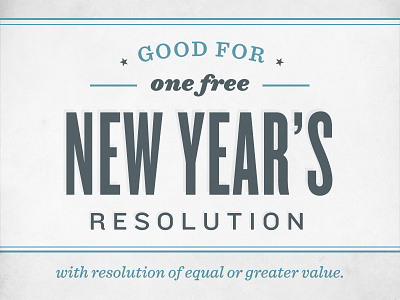 New Years Resolution new years resolution typography vintage