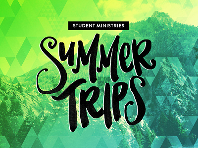 Summer Trips Lettering handlettering lettering typography