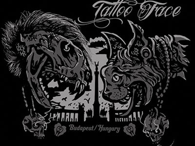 TattooFace Night budapest cat night omaszdesign skull skullz sphynx