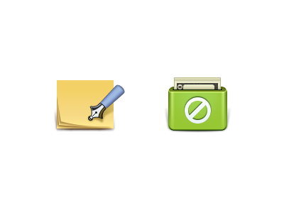 Note&Money icon money note pen