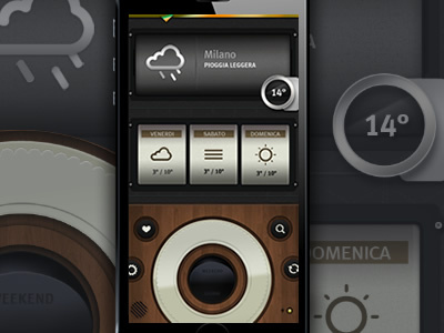 Weather App app ui ux weather