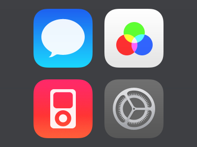 iOS7 System Extras icons ios ios7 iphone