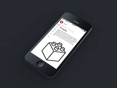 Really Good Team about clean ios ios7 iphone mobile navigation responsive team