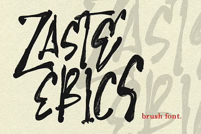 Zaste Ebics Brush Display Font brush font handmade font handmade typeface handwritten font lettering typeface modern font webfont website font