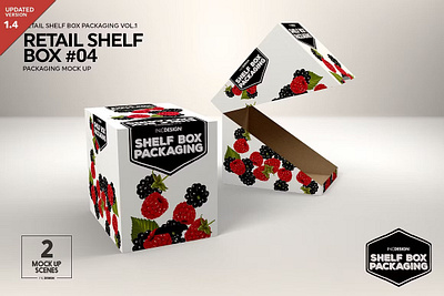 Retail Shelf Box 04 Packaging Mockup box box 04 packaging mockup branding cardboard carton corrugated display grocery holder packaging packaging mockup packets perforated products sachet shelf shelf box 04 packaging mockup supermarket tray