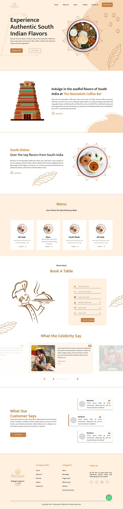 Restaurant website branding design foodwebsite graphic design illustration ui ux vector web design