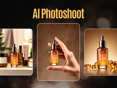 Skincare Serum Post Design ai graphic design photoshoots