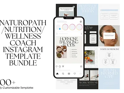 Wellness Coach Template Bundle canva templates coach template coach template bundle health and wellness health coach templates holistic nutrition hormone coach instagram carousel instagram stories instagram template bundle naturopath naturopath templates nutrition coach nutrition templates nutritionist social media post template bundle wellness coach template wellness coach template bundle wellness template