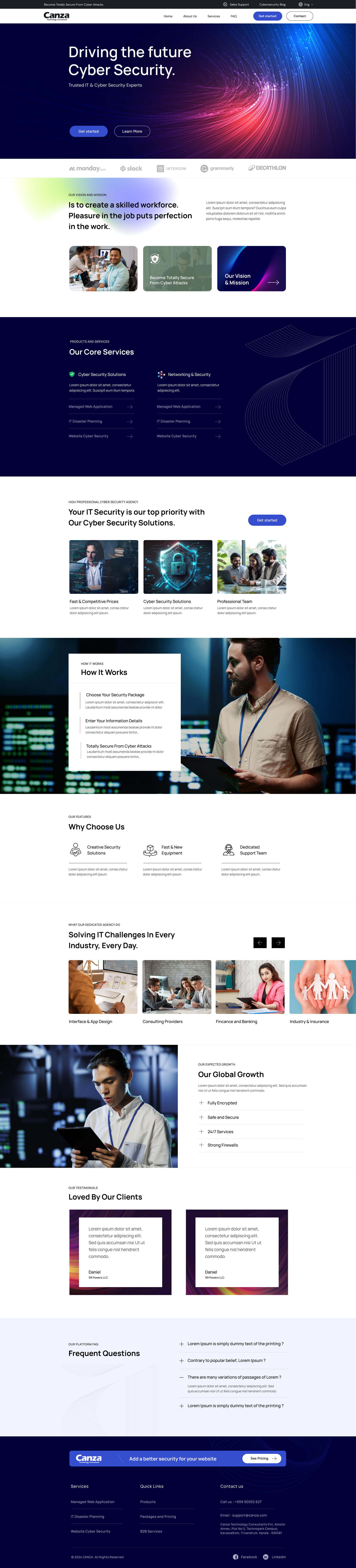 Cyber Security branding clean cyber security design graphic design theme typo ui website