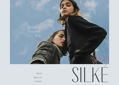 Silke Fashion Brand - Website Design Exercise branding design figma landing page ui web design website