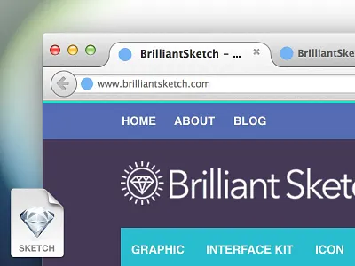 Firefox Browser Mockup .Sketch browser firefox mockup os x vector