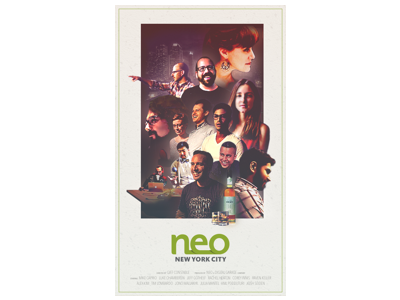 Neo NYC Office Poster city film movie neo new nyc office poster york