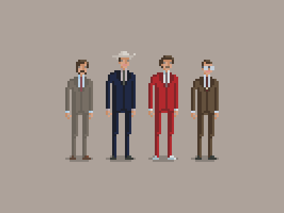 News Team anchorman brian fantana brick tamland champ kind comedy movies pixel art ron burgundy will ferrell