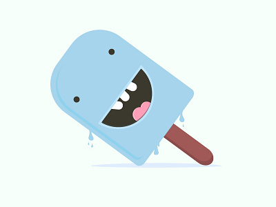 Tasty ice cream vector