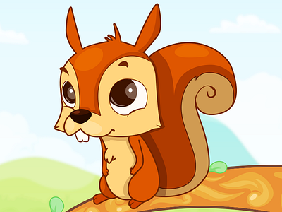 Squirrel animal cute squirrel tree
