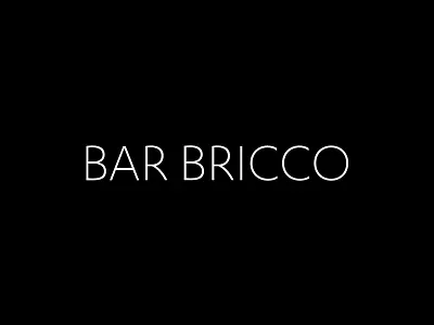 Bar Bricco blackonblackonblack sansserif typography winebar