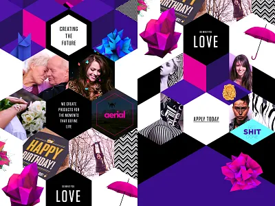 Random Hexagons 2d geometric grid hello innovation hexagons low poly patterns random website