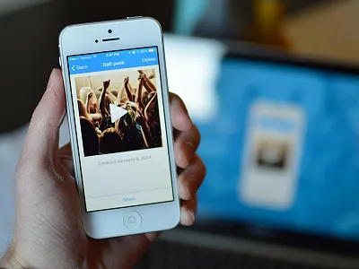 Announcing Snipz app appstore audio blue ios7 iphone photo picture sharing snip snipz sound