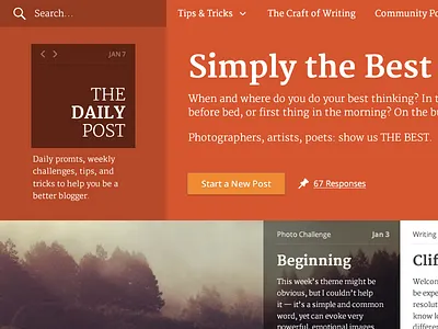 Daily Post Redesign blog daily post wordpress.com