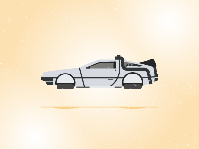 B2F 80s back to the future delorean doc hover marty