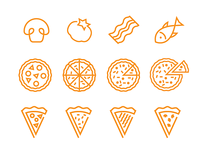 Pizza toppings 2 bacon cooking mushroom pizza slice tomato toppings