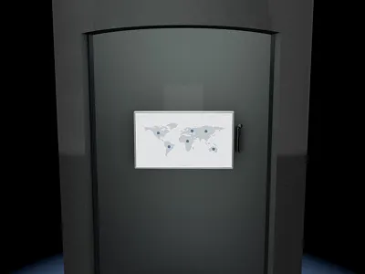 Teleportation Interface 3d future screen ui ux