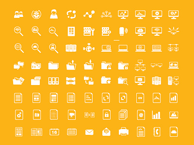 Data icons data documents icons