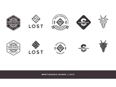 Mentionable Marks 2013 bike food logo development logo mark service