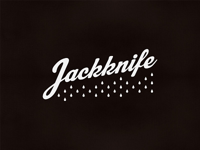 Jackknife Marks: Script Decorated bar illustration jackknife logo oregon portland simple