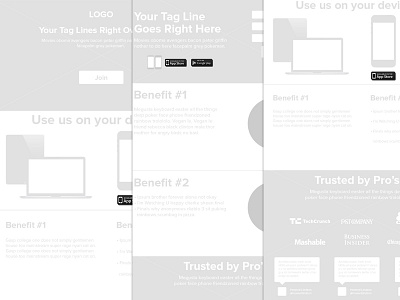Wireframe app design ios mobile responsive ui ux web web design wireframes