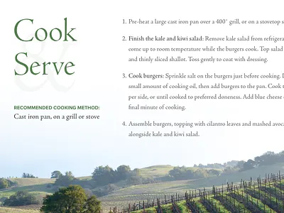 Vinoburger iBook Layout cookbook ibook ibooks jenson sonoma