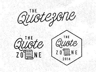 The Quotezone logo quote simple