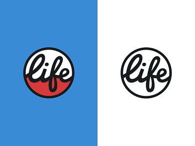 Life Clothing Co. brand branding clothing identity life logo mark